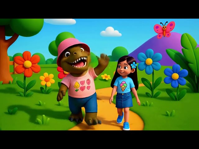 🦖 🎶  Let's Sing and Learn Colors I Roar Dino Friends 🦕