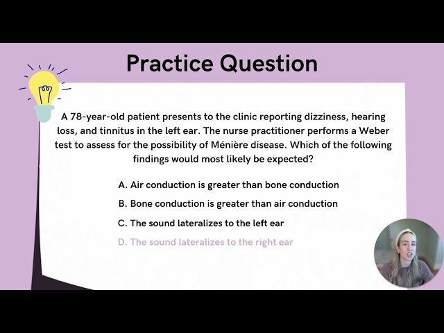 NP Exam Prep: Practice Question Walkthrough: HEENT