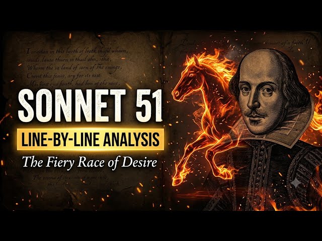 Sonnet 51 by William Shakespeare | Full Poem Explanation, Summary & Literary Devices