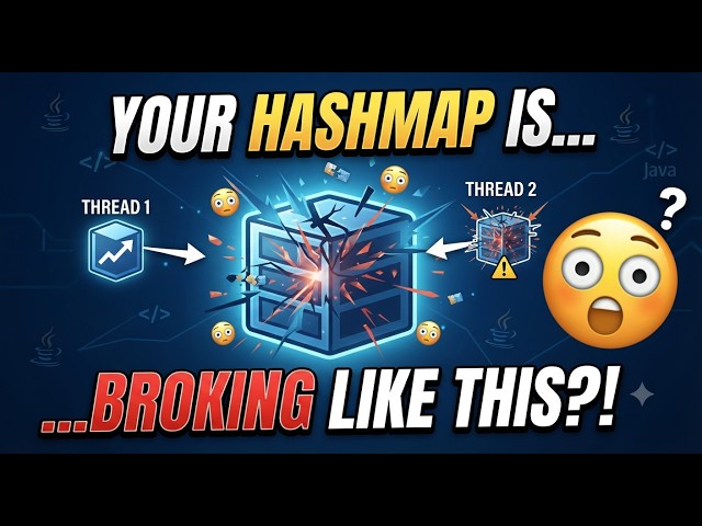 HashMap Is NOT Thread-Safe! 😳 | Java Multithreading Explained #shorts