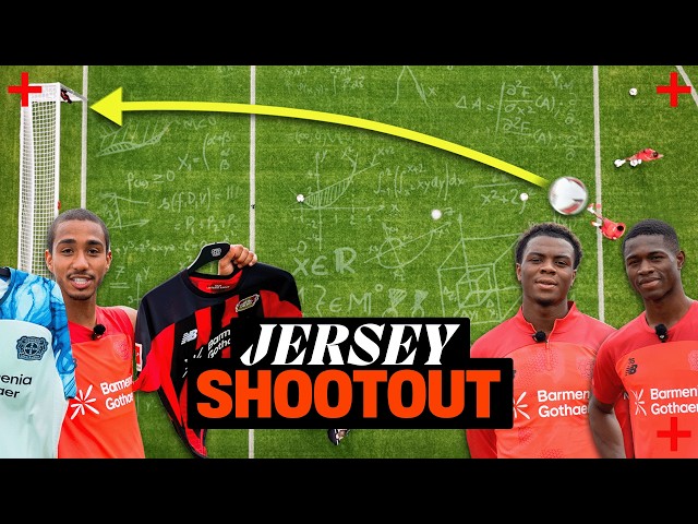 Who’ll score the most? Jersey shootout with Kofane, Arthur & Alfa-Ruprecht | Challenge