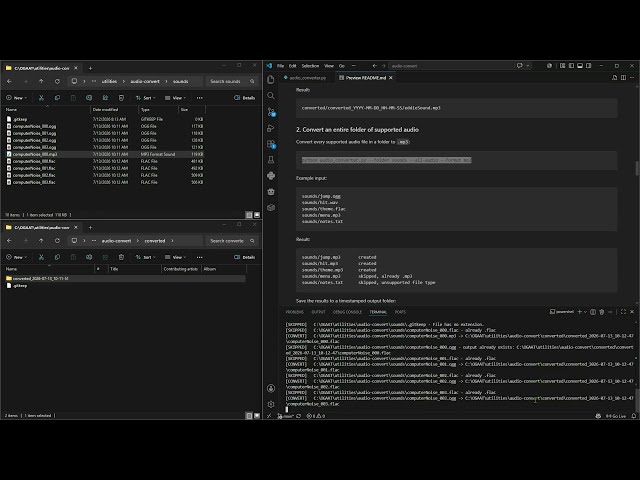 Audio Converter: A Simple Python + FFmpeg Tool for Game Dev