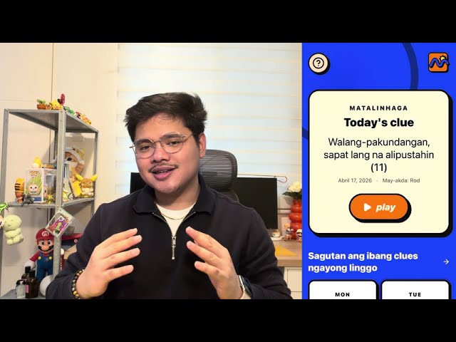 I CREATED AN APP! — Matalinhaga: Filipino Cryptic Crossword Clues Daily