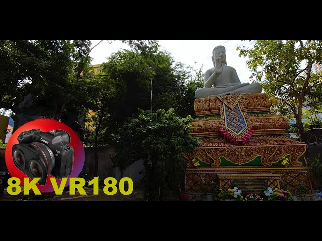 MONASTERY GROUNDS at Wat Mongkul One or Svay Dangku 8K 4K VR180 3D (Travel Videos ASMR Music)