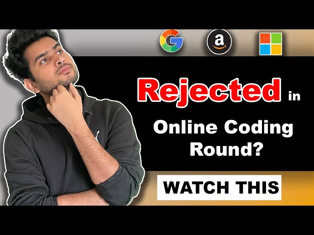 Rejected in Online Coding Round? Watch this | Career With Rishab