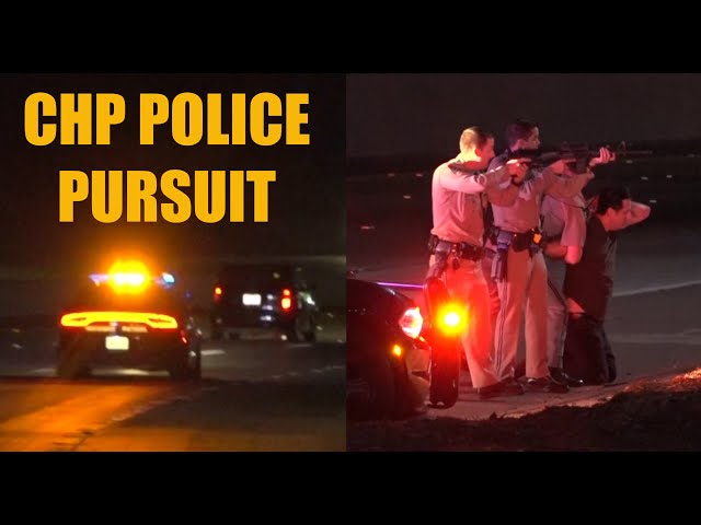 Stringers Live 🔴 CHP Police Pursuit of Drunk Driver Ends in La Puente, CA  - @randysr18