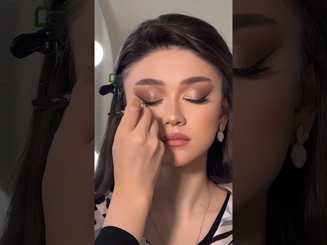 step by step glam party makeup tutorial 🔥💯🤩 #shorts #makeup #makeuptutorial #learningwithnk #viral