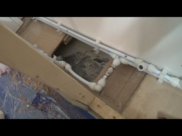 Narrowboat First Fix Plumbing