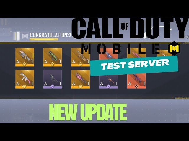 CODM Test Server Update #codm #codmobile #callofdutymobile