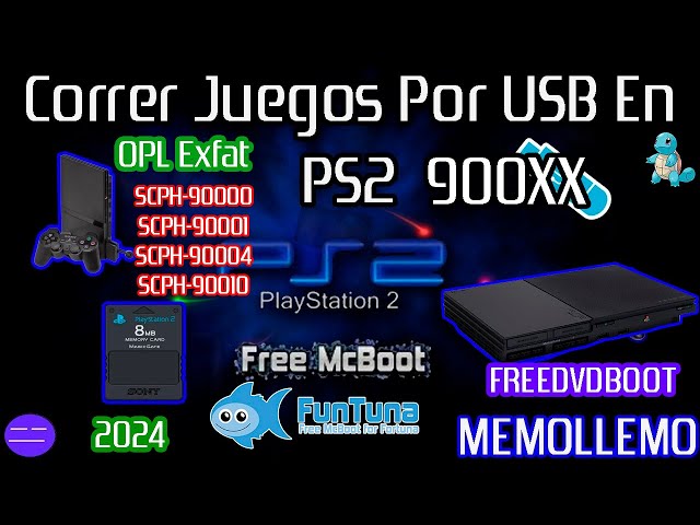 Juegos por USB PS2 900xx FreMcBoot | Funtuna OPL Memory Card |
