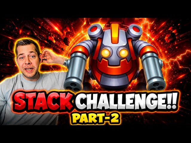 Giveaway Update! 🔥 Robot Stack Challenge Part-2 | Rush Royale