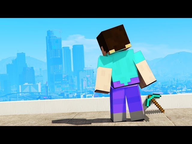 Playing the MINECRAFT Version of GTA 5!