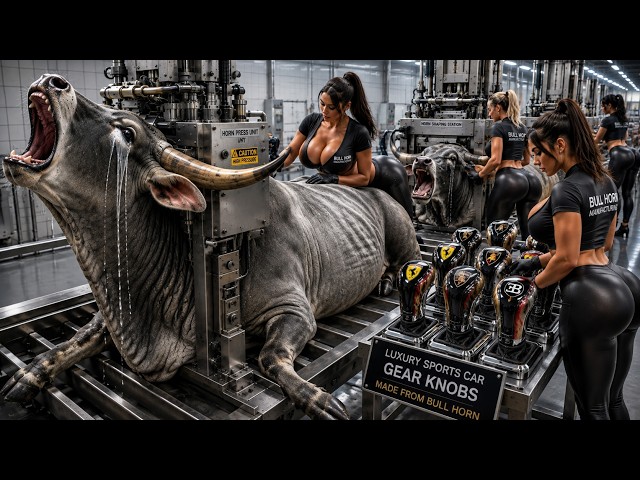 Inside The Grey Brahman Bull Horn Factory | How Luxury Sports Car Gear Knobs Are Made