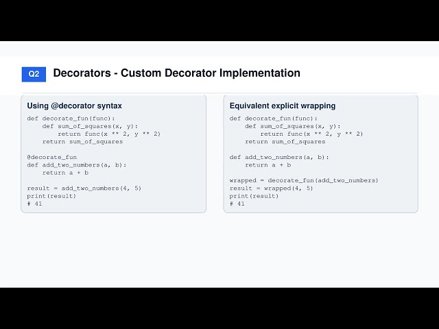 Python Developer Interview Preparation Guide — Core Python to Advanced Interview Topics