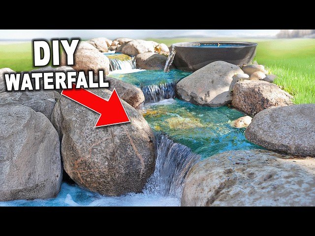 Building a Relaxing Waterfall the Easy Way!