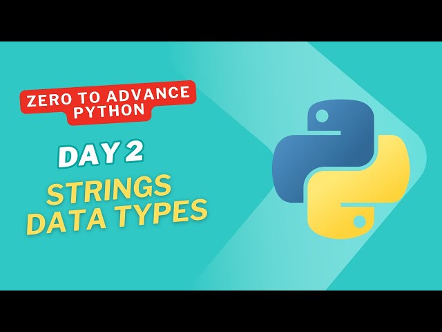 Python Day 2 – Strings Explained with Examples