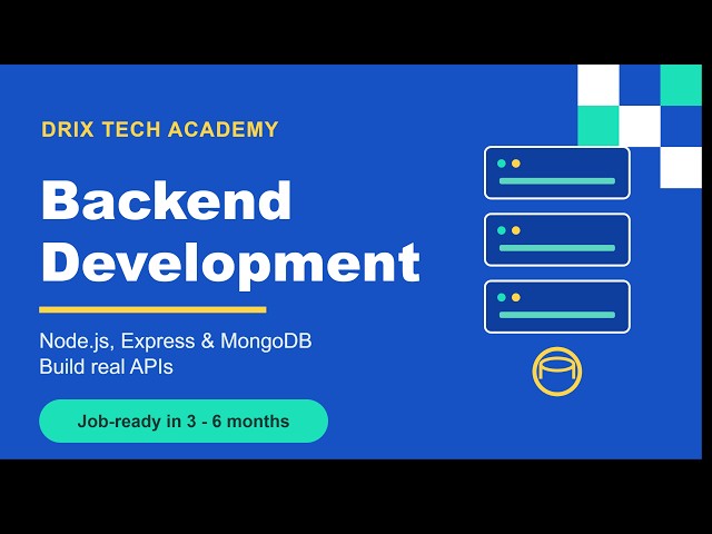 What is Back End Development?