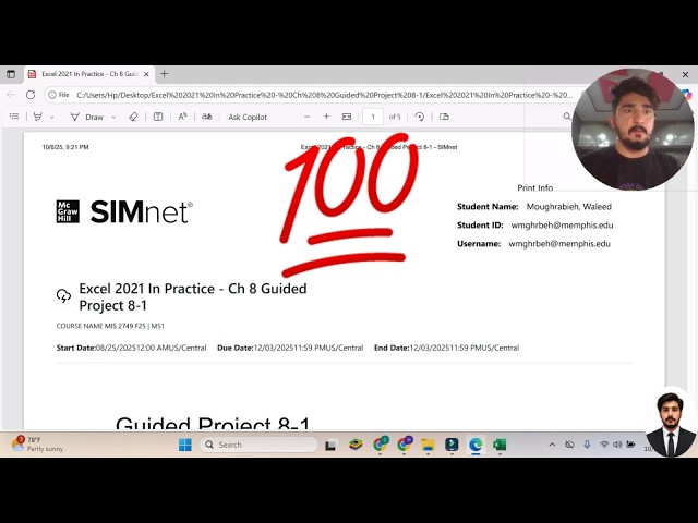 Excel 2021 In Practice - Ch 8 Guided Project 8-1 #ch8guidedproject8-1 #InPracticeCh8