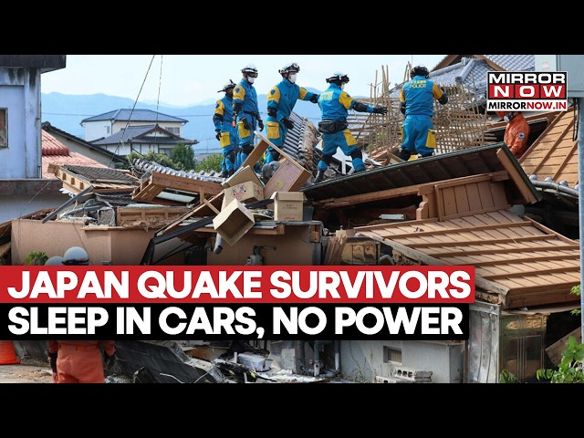 Japan Earthquake Aftermath: Water, Electricity Cut Off, Families Forced Into Cars | WATCH