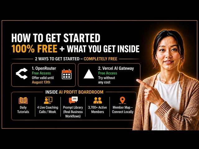 How to Get Started with AI for FREE + Build AI Workflows That Grow Your Business
