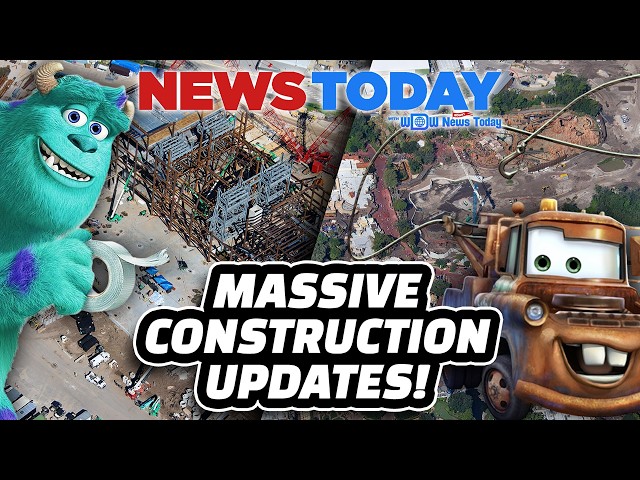 Cars Land and Monstropolis Construction Updates