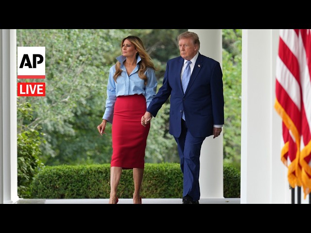 LIVE: Donald and Melania Trump speak on the ‘Fostering the Future’ program
