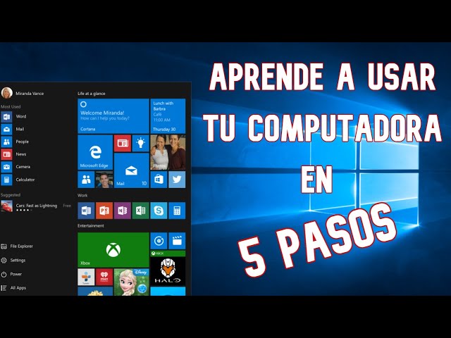 LEARN TO USE YOUR COMPUTER IN 5 STEPS | FREE Computer Course from Scratch |