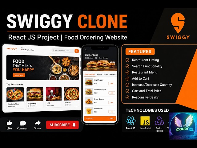 Swiggy Clone | React JS Food Ordering Website