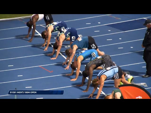 Men's 100m Final | 2022 Australian Track & Field Championships