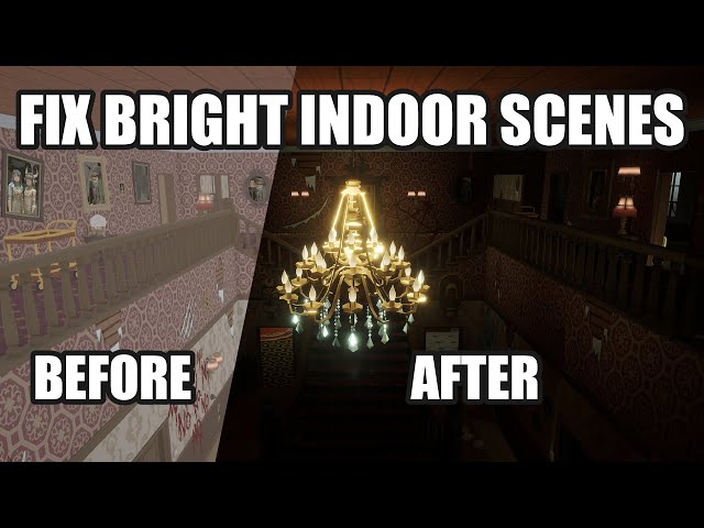 Fix too Bright Indoor Scenes for Horror Games | Environment Light in Unity Tutorial