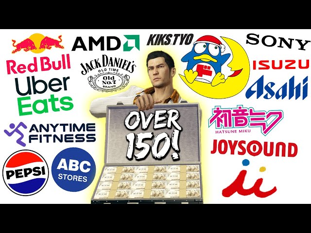 Yakuza Has HOW MANY Real Brands?!