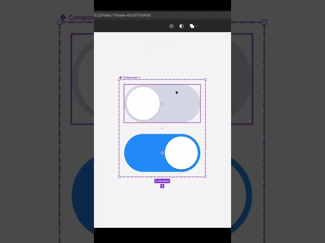 Learn how to design an interactive toggle switch - Figma tutorial 2023