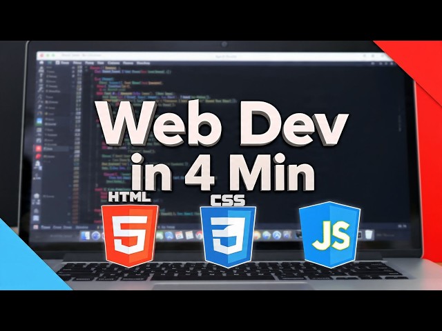 How Websites Work: HTML, CSS & JavaScript in Just 4 Minutes