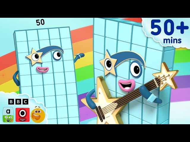 Sunday Night Numbers - Get Ready for School | Learn to Count for Kids Compilation | Numberblocks