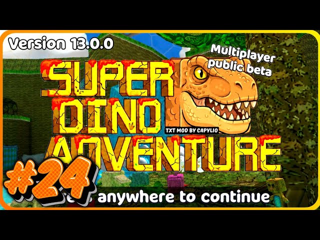 Exploring Super Bear Adventure Textures: DINOSAUR | Day 24 