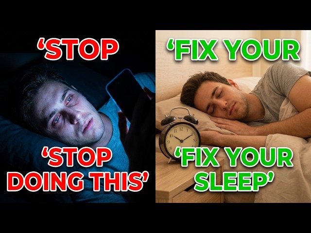 Why You Can’t Sleep: Stop Doing THIS 1 Hour Before Bed! How Phone Before Bed Destroys Your Sleep