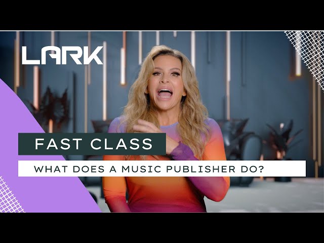What does a music publisher do?