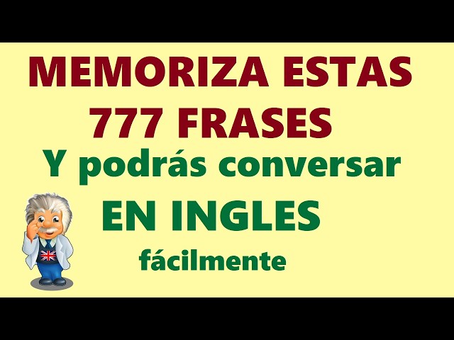 🇺🇸 ¡Aprende 777 frases muy fáciles en inglés gratis para principiantes en EE. UU.!