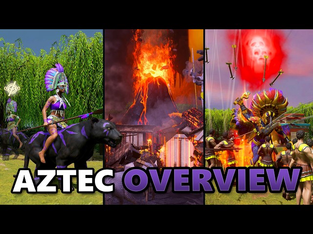 Aztec Pantheon Full Breakdown! God Powers, Myth Units and Techs