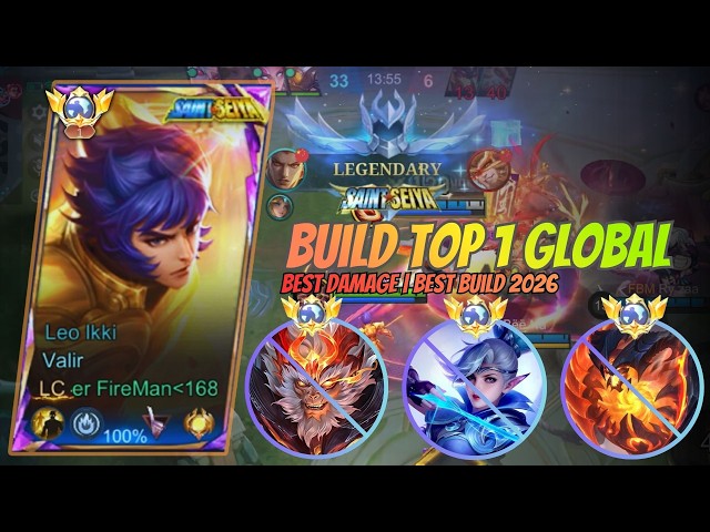 VALIR TOP 1 GLOBAL! Best Build, Itemt & Emblem | To Dominate Every Game | Valir Gamplay