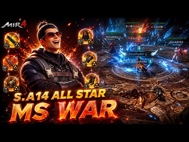 ZUZU Teasing QQQ | S.A14 MS WAR | QQQ PT VS ZUZU PT | Resitance VS HOF Alliance | Mir4