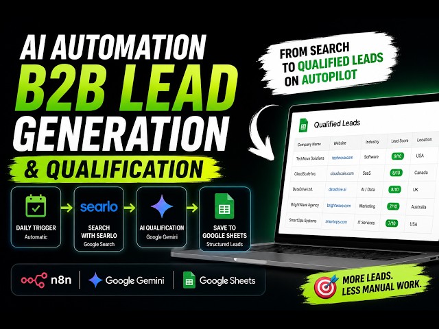 AI-Powered B2B Lead Generation & Qualification Automation