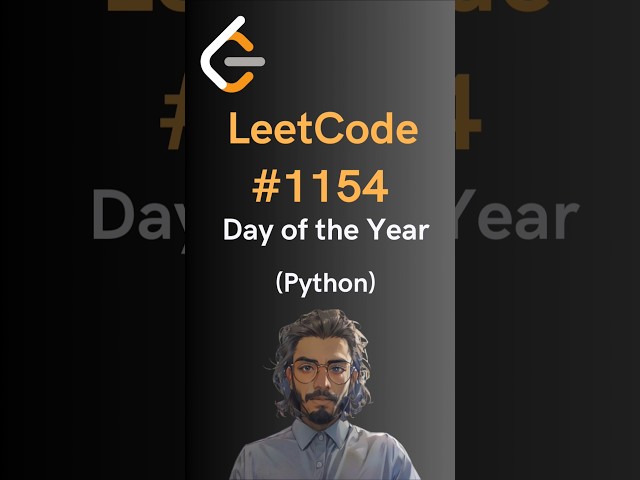 LeetCode#1154 Day of the Year - Python