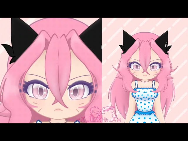 Vtube Live2D model - Halfbody halfchibi style 