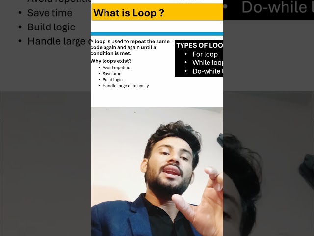 Loop in js .....#javascript #fyp #programming #viral #webdevelopment