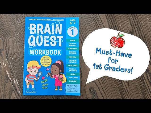 Brain Quest Workbook for 1st Grade | MUST-HAVE for Homeschooling & Learning 📚✨