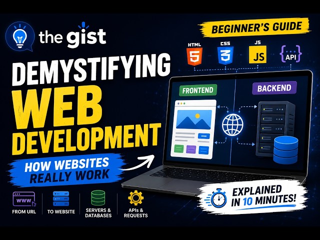 Demystifying Web Development 🌐 | How Websites Really Work (Beginner's Guide)