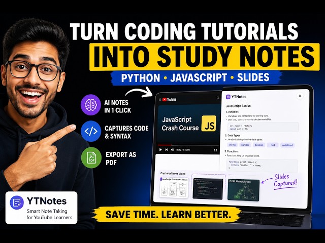 How to Take Notes from Coding Tutorials on YouTube