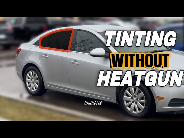How To Tint Your Car Without a Heatgun? | First Time