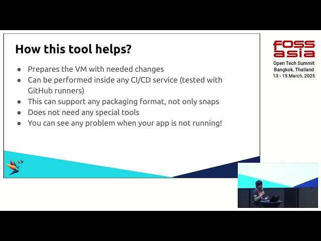 GhVmCtl: Test your GUI apps directly from CI runners - Soumyadeep Ghosh | FOSSASIA Summit 2025